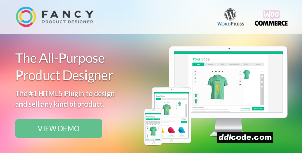 Fancy Product Designer - WooCommerce WordPress
