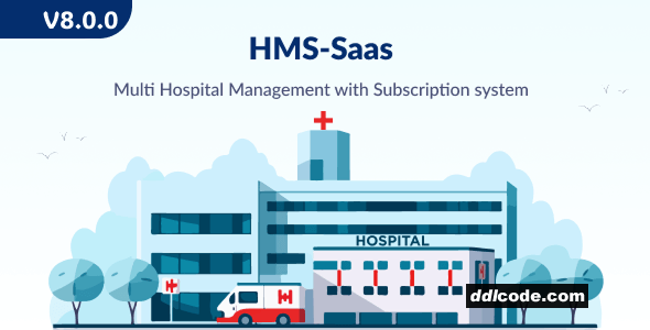 HMS Saas - Multi Hospital Management System - Appointment Booking - Smart Hospital - With Mobile App