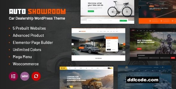 Auto Showroom - Car Dealership WordPress Theme
