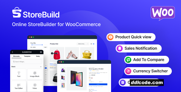 StoreBuild - Elementor Addon for WooCommerce Store Builder