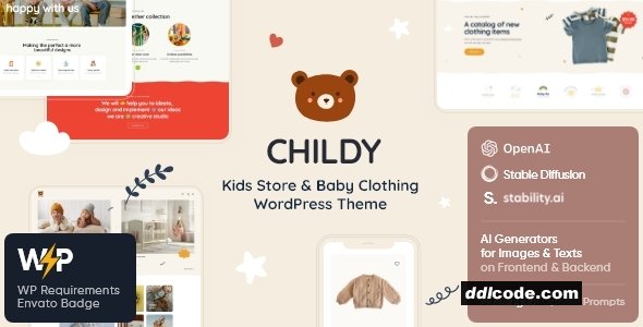 Childy - Kids Store & Baby Clothing WordPress Theme