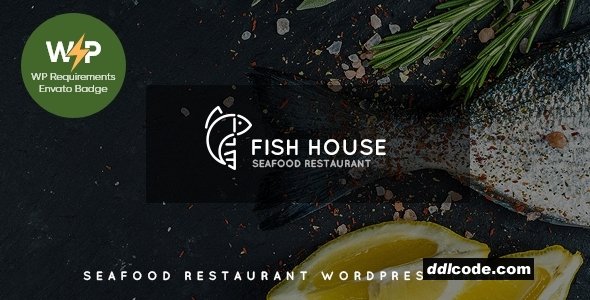 Fish House - A Stylish Seafood Restaurant / Cafe / Bar WordPress Theme