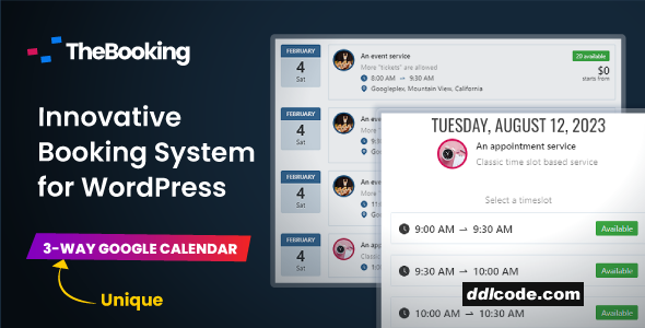 Team Booking - WordPress Booking and Appointment Scheduling System
