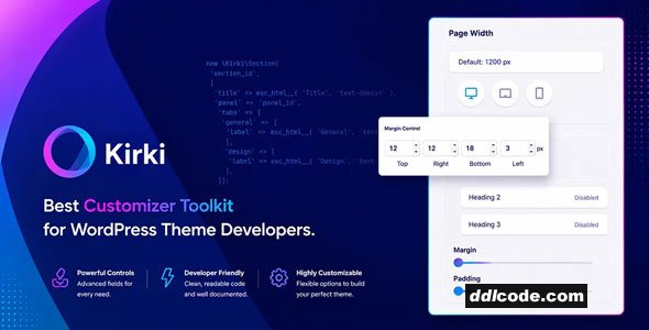 Kirki Pro - Design without  boundaries