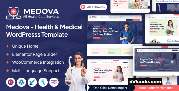 Medova - Health & Medical WordPress Theme
