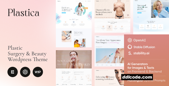 Plastica - Plastic Surgery & Cosmetic Procedures WordPress Theme