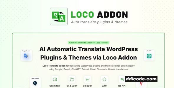 LocoAI - Auto Translate for Loco Translate (Pro)