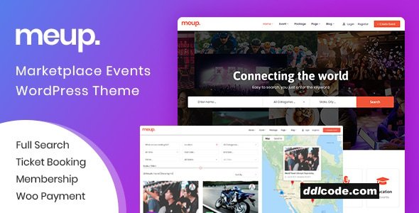 Meup - Event Marketplace WordPress Theme