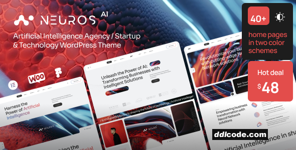 Neuros - AI Agency & Technology WordPress Theme