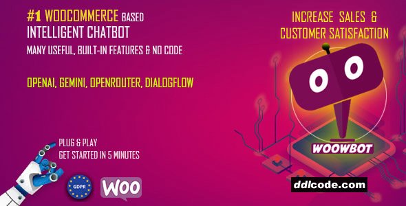 AI ChatBot for WooCommerce with ChatGPT, Retargeting, Exit Intent