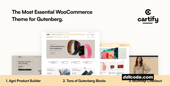 Cartify - WooCommerce Gutenberg WordPress Theme