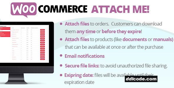 WooCommerce Attach Me!