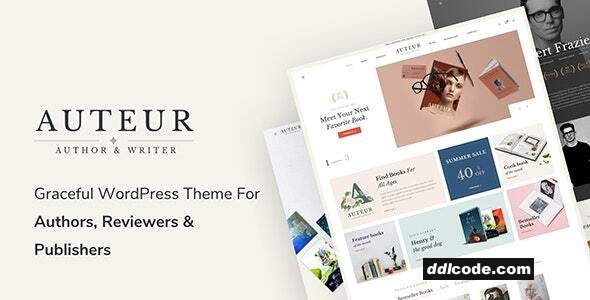 Auteur - WordPress Theme for Authors and Publishers