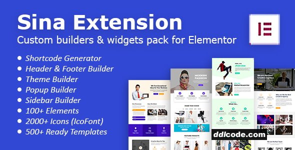 SEFE - Sina Extension for Elementor