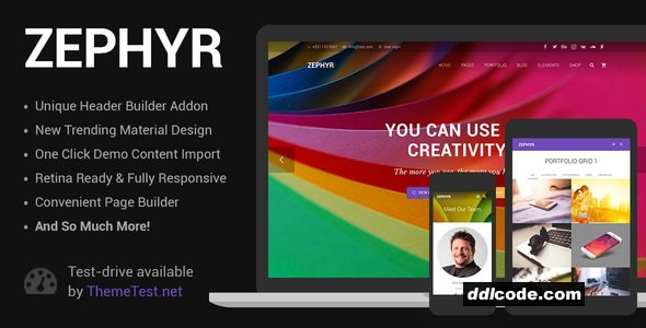Zephyr - Material Design Theme