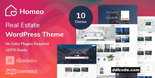 Homeo - Real Estate WordPress Theme
