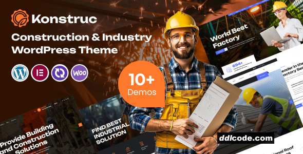 Konstruc - Construction & Industry WordPress Theme