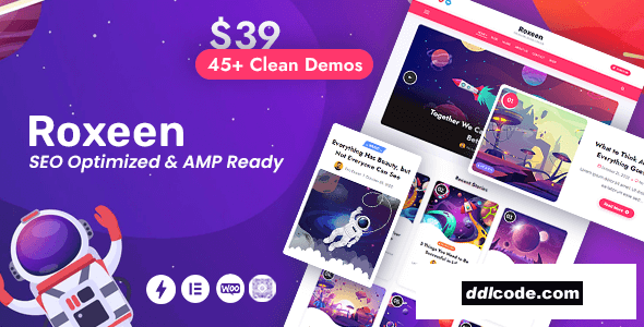 Roxeen - Personal Lightweight WordPress Theme