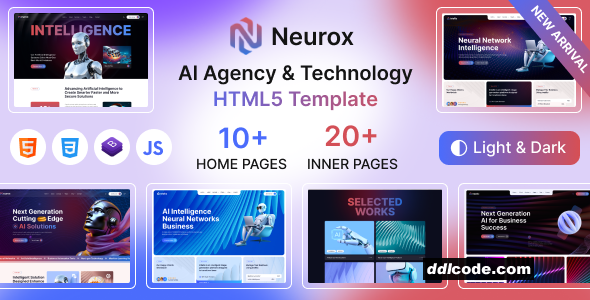 Neurox - AI Agency & Technology HTML5 Template