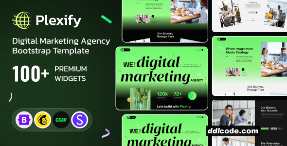 Plexify - Digital Marketing Bootstrap Template