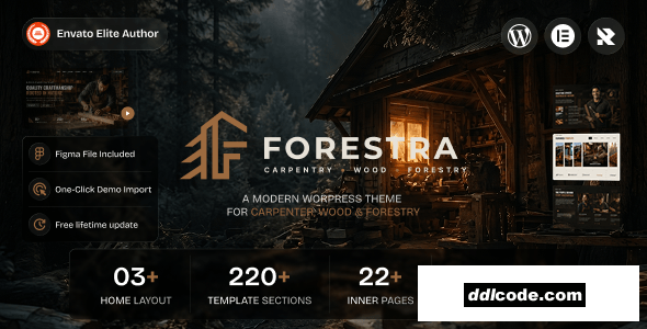 Forestra - Carpenter, Wood & Forestry WordPress Theme