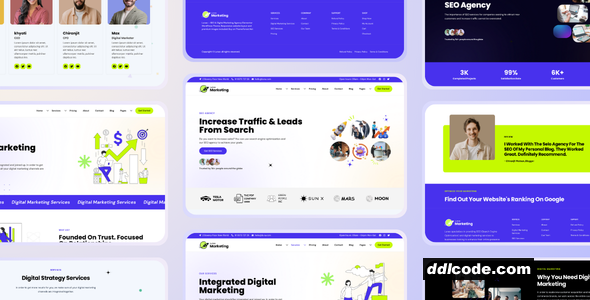 Lunax - Digital Marketing Agency & SEO WordPress Theme