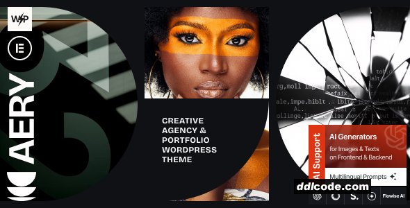 Aery - Creative Agency & Portfolio WordPress Theme