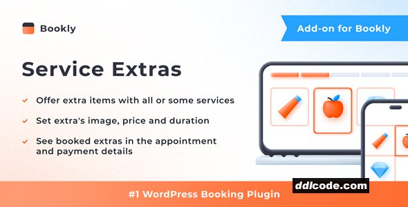 Bookly Service Extras (Add-on)
