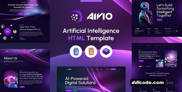 Aivio - Artificial Intelligence HTML Template