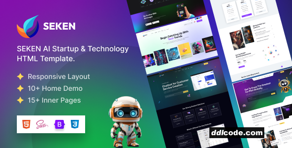 SEKEN - Artificial Intelligence & Startup HTML5 Template