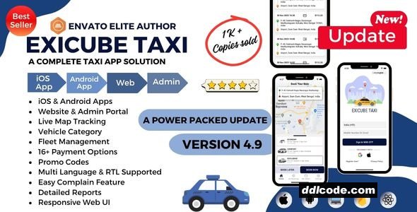 Exicube Taxi App