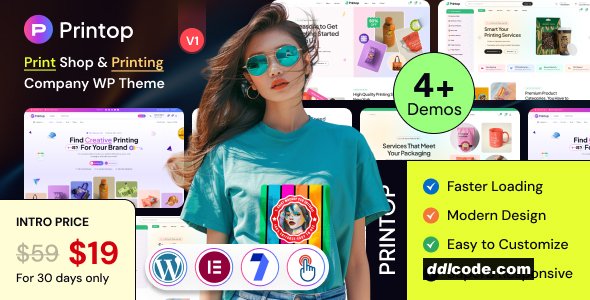 Printop - Print Shop & Printing Company WordPress Theme