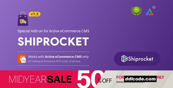 Active eCommerce Shiprocket Add-on