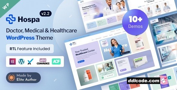 Hospa - Doctors, Medical Clinic & Hospital WordPress Theme