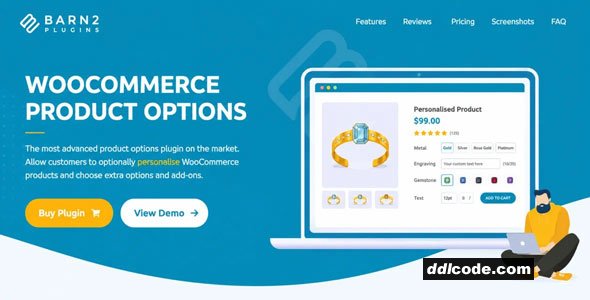 Barn2 WooCommerce Product Options