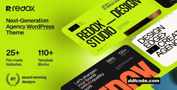 Redox - Creative Agency Portfolio WordPress Theme