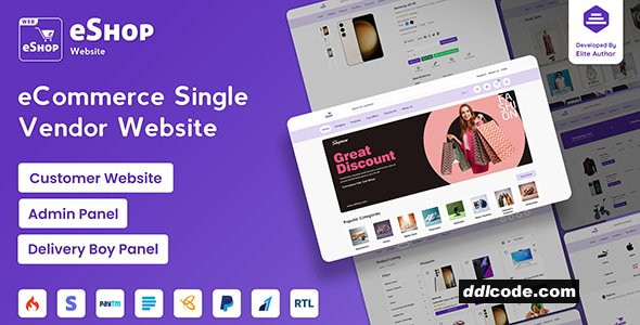 eShop Web - eCommerce Single Vendor Website