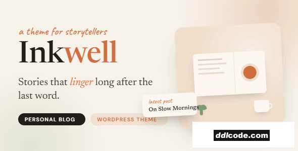 Inkwell - Personal Blog WordPress Theme