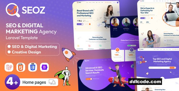 SEOZ - SEO & Digital Marketing Agency Laravel Template