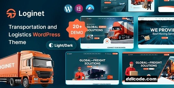 Loginet - Transportation & Logistics WordPress Theme