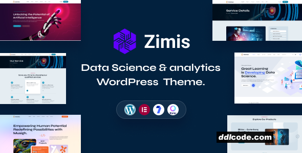 Zimis - Data Science & Analytics WordPress Theme