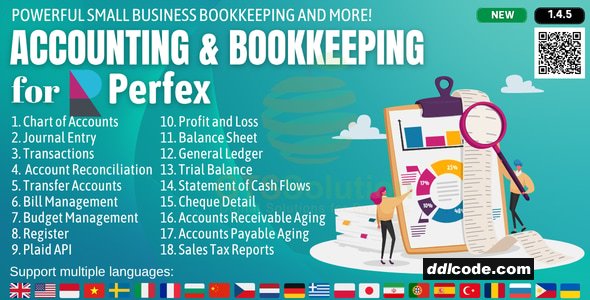 Accounting and Bookkeeping module for Perfex CRM