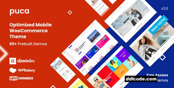Puca - Optimized Mobile WooCommerce Theme