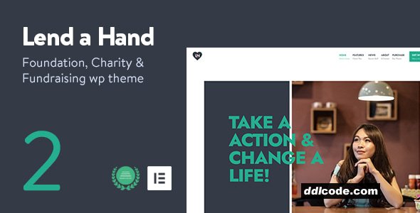 Lend a Hand - Foundation & Charity WordPress Theme