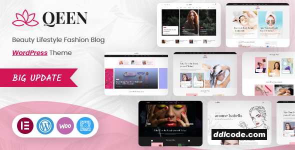 Qeen - Fashion Lifestyle Blog WordPress Theme