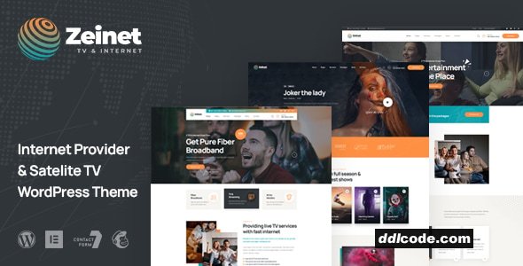 Zeinet - Internet Provider & Satellite TV WordPress Theme