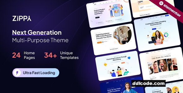 Zippy - Multipurpose Elementor WordPress Theme