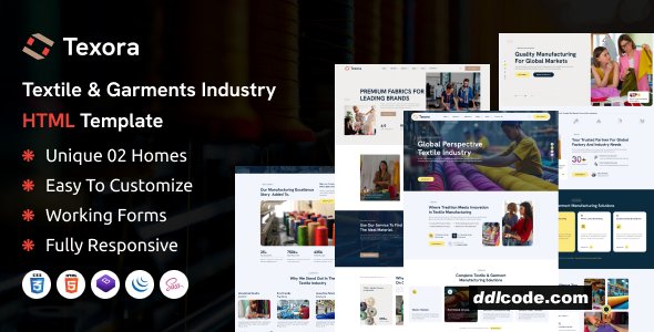 Texora - Textile & Garments Industry HTML Template