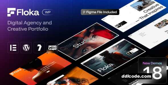 Floka - Digital Agency & Portfolio WordPress Theme