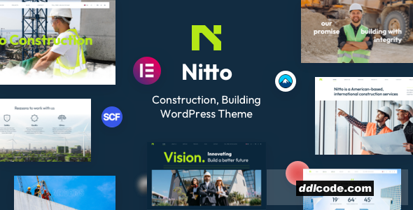 Nitto - Building, Construction WordPress Theme